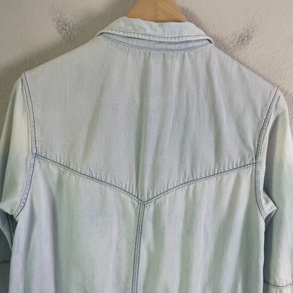 G-STAR RAW Womens Small Modern Arc 3D Shirt Light Wt Luda Denim Dress - Picture 16 of 16